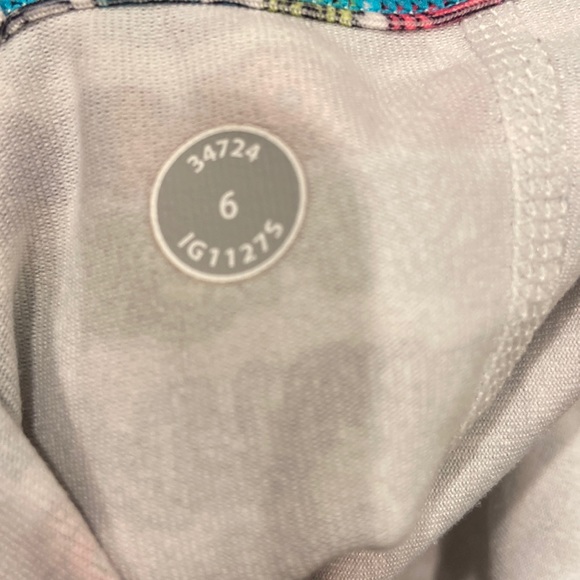 Ivivva White Racerback Tank top with Colourful Words - Picture 5 of 5